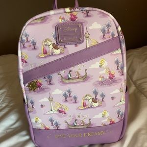 Loungefly Disney Tangled Live Your Dreams Mini Backpack